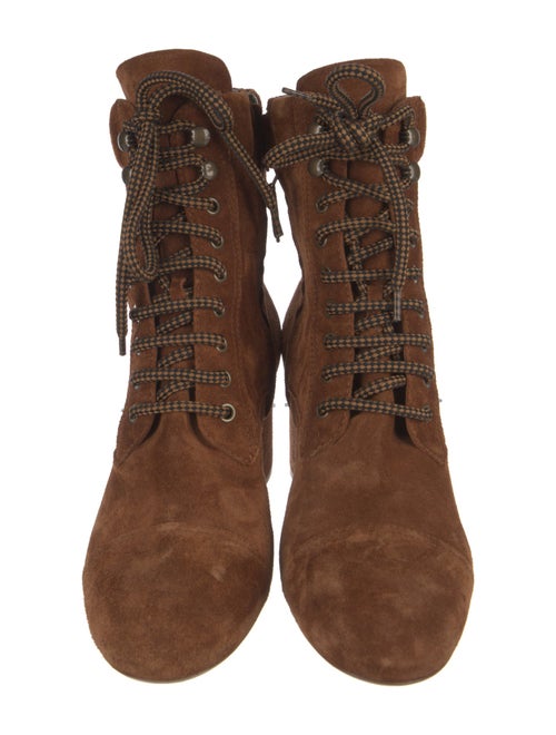 Miu Miu Suede Combat Boots