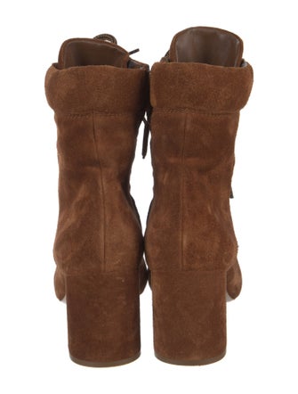 Miu Miu Suede Combat Boots