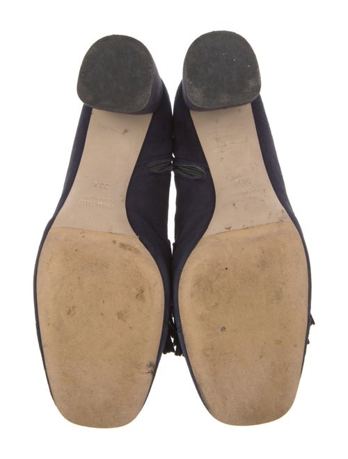 Miu Miu Suede Chain-Link Accents Boots