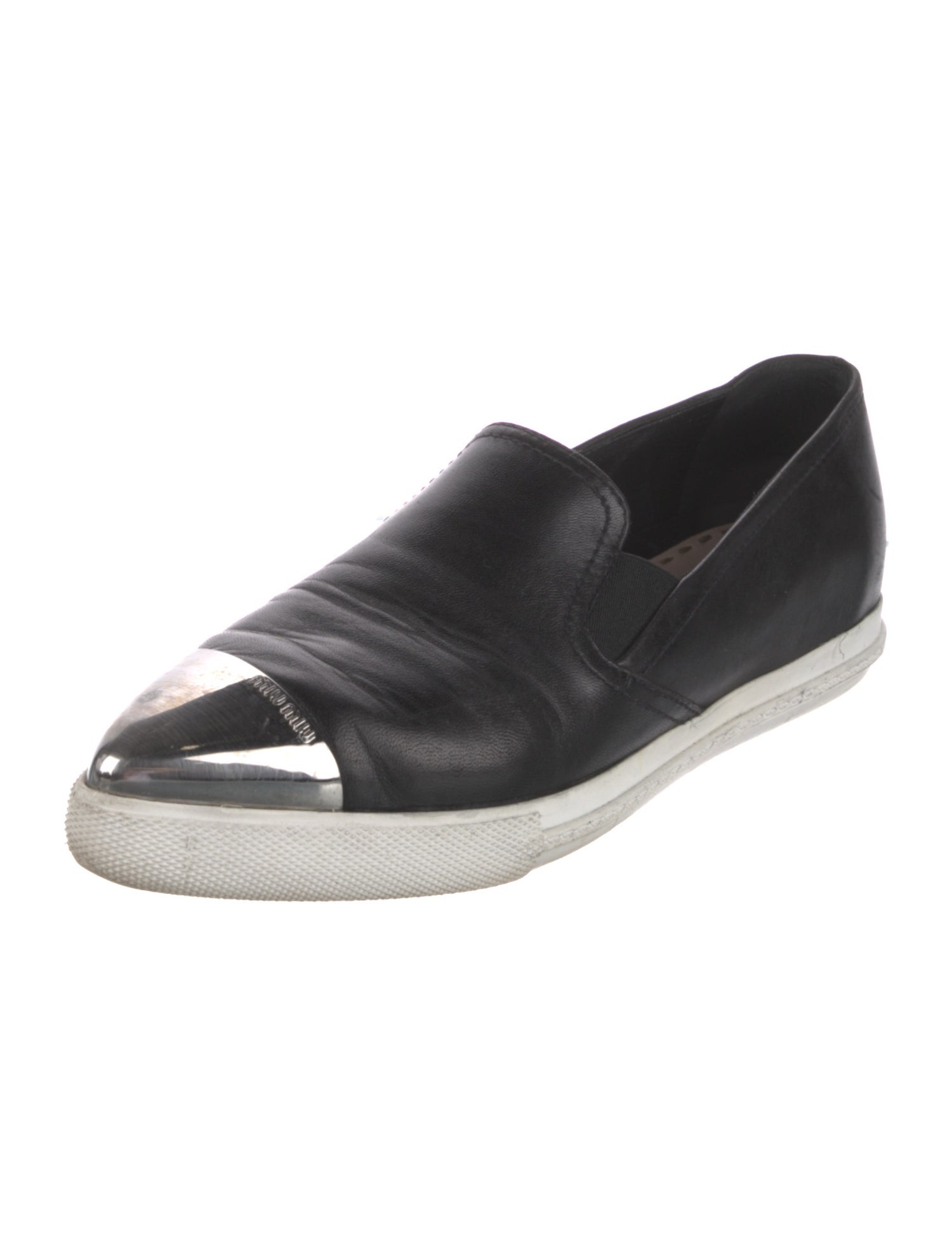 Miu Miu Leather Loafers