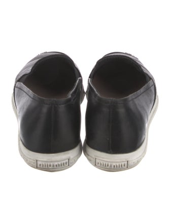 Miu Miu Leather Loafers