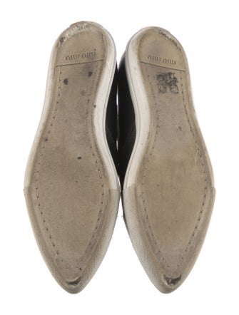 Miu Miu Leather Loafers