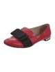 Miu Miu Patent Leather Bow Accents Loafers