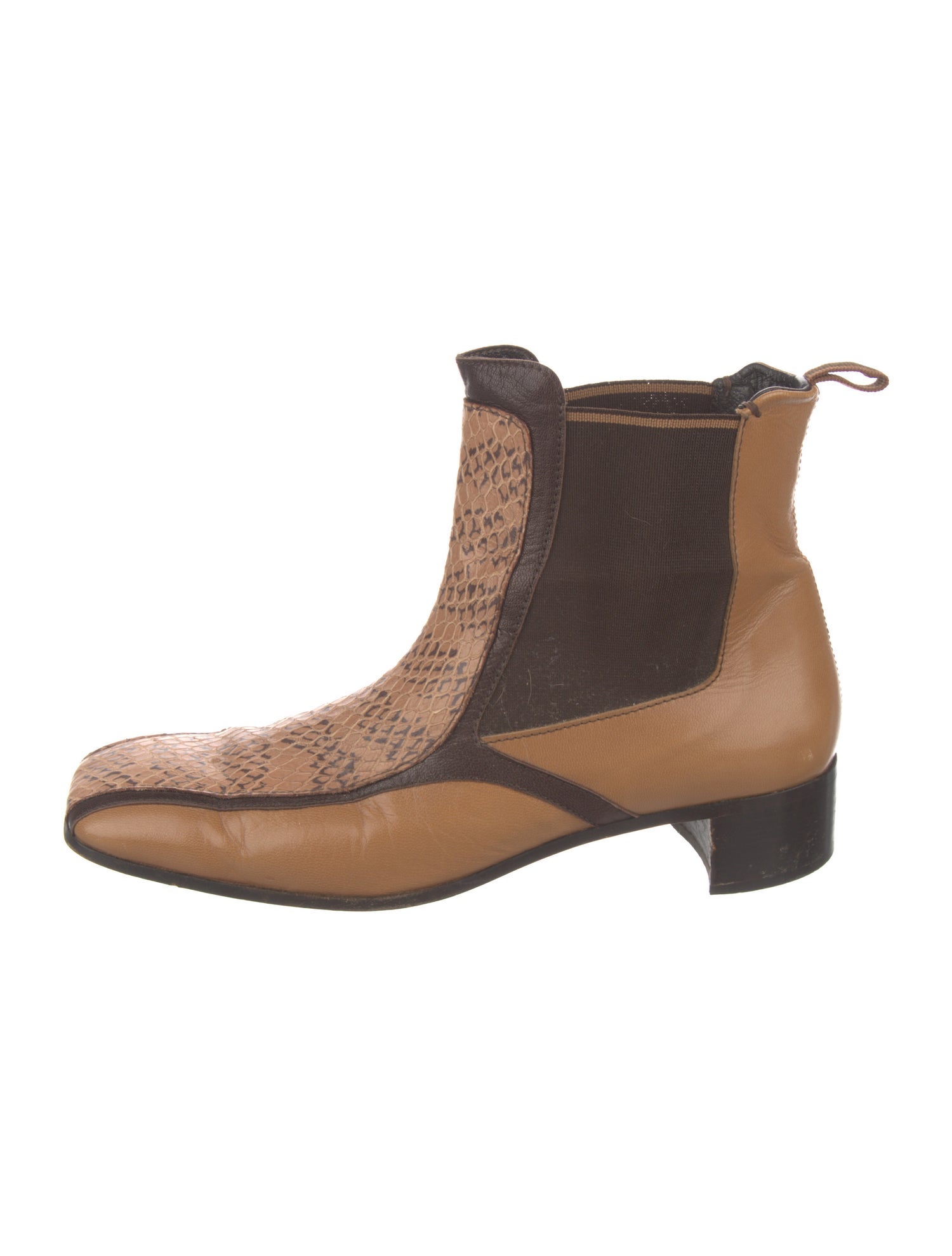 Miu Miu Leather Chelsea Boots