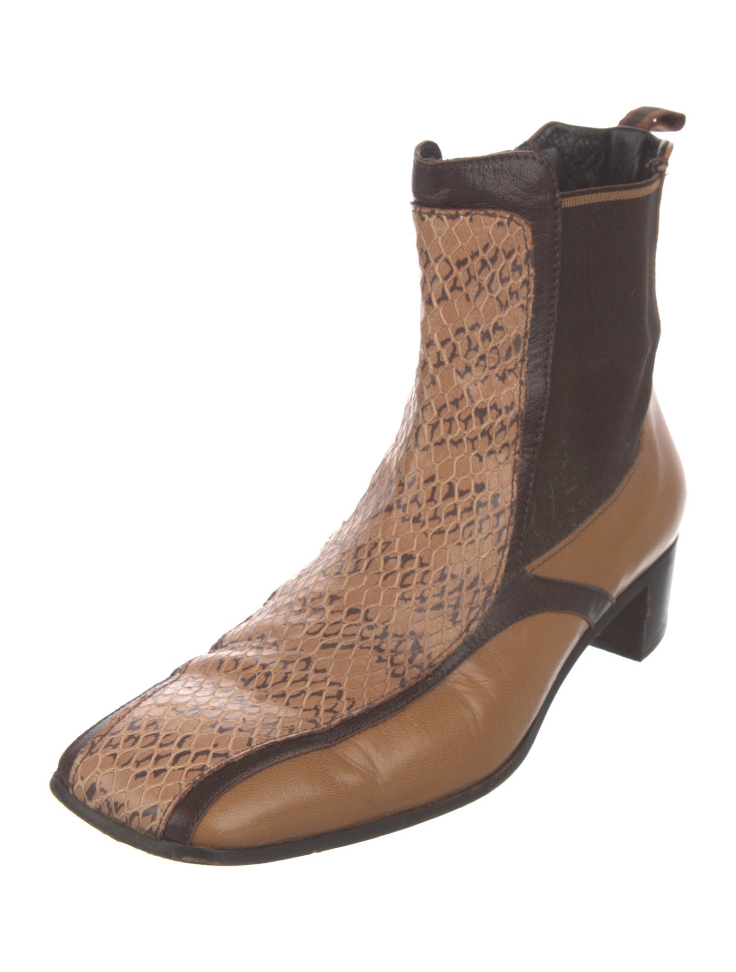 Miu Miu Leather Chelsea Boots