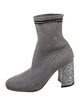Miu Miu Glitter Accents Sock Boots