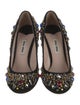 Miu Miu Suede Printed Pumps