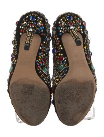 Miu Miu Suede Printed Pumps