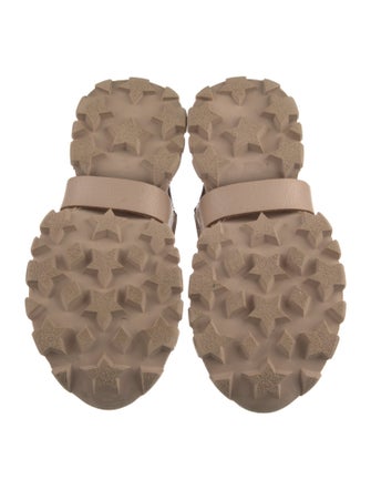 Miu Miu Leather Whipstitch Trim Combat Boots