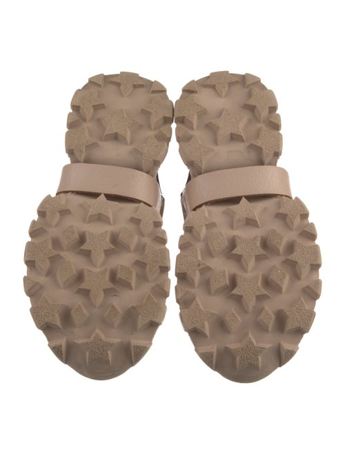 Miu Miu Leather Whipstitch Trim Combat Boots