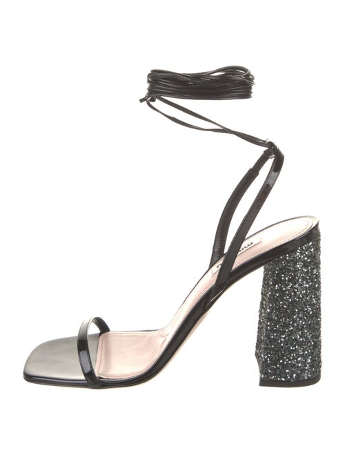 Miu Miu Glitter Sandals