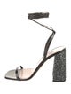 Miu Miu Glitter Slingback Sandals