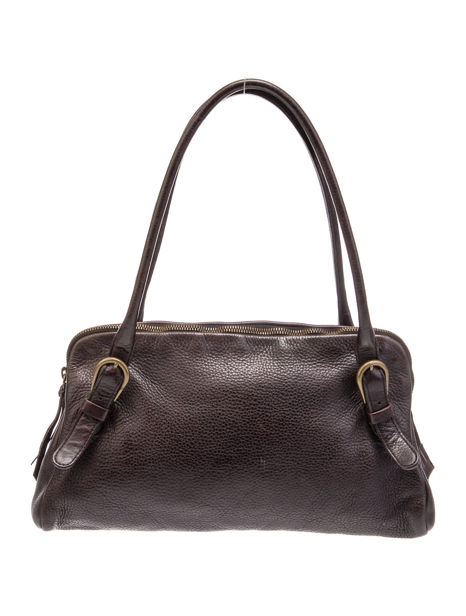 Miu Miu Leather Shoulder Bag Vintage - Brown Shoulder Bags