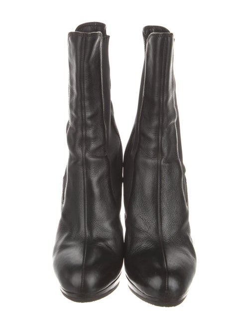 Miu Miu Leather Chelsea Boots