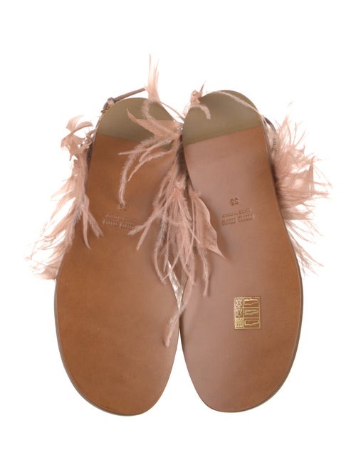 Miu Miu Satin Crystal Embellishments Sandals