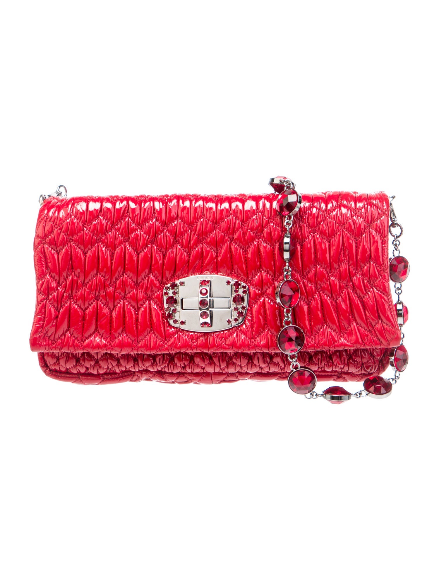 Miu Miu Patent Leather Minaudière