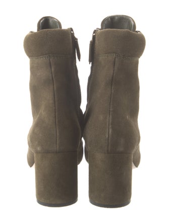 Miu Miu Suede Lace-Up Boots