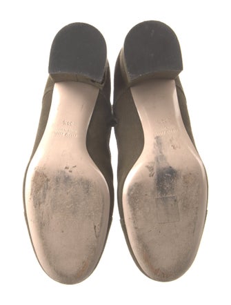 Miu Miu Suede Lace-Up Boots