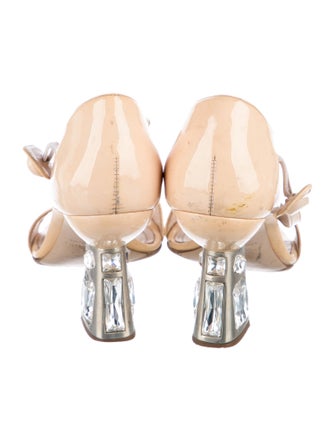 Miu Miu Patent Leather Sandals