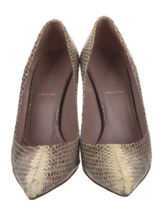 Miu Miu Snakeskin Animal Print Pumps
