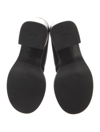 Miu Miu Leather Sandals