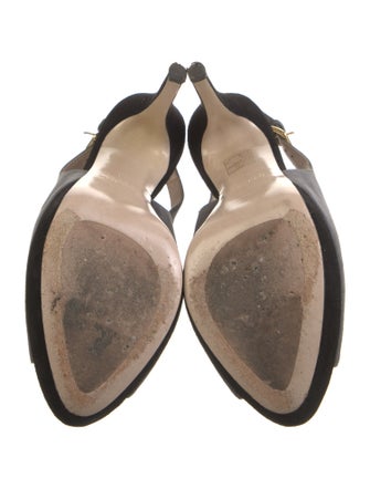 Miu Miu Suede Slingback Pumps