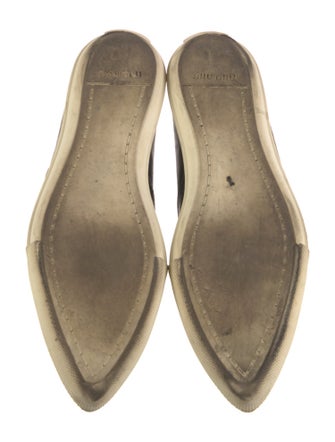 Miu Miu Leather Loafers