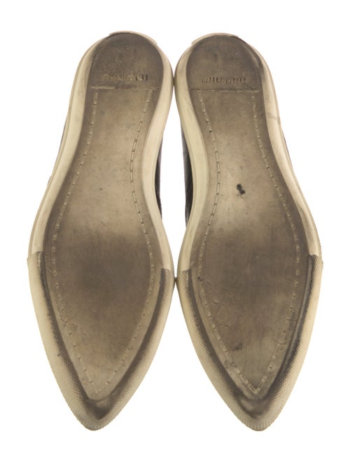 Miu Miu Leather Loafers