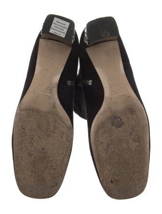 Miu Miu Suede Crystal Embellishments Boots