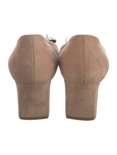 Miu Miu Suede Crystal Embellishments Pumps