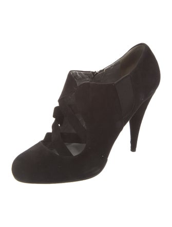 Miu Miu Suede T-Strap Pumps