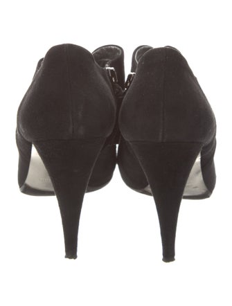 Miu Miu Suede T-Strap Pumps