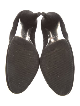 Miu Miu Suede T-Strap Pumps