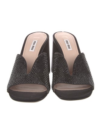 Miu Miu Satin Mules