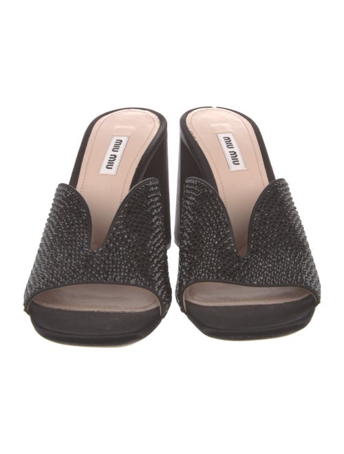 Miu Miu Satin Mules