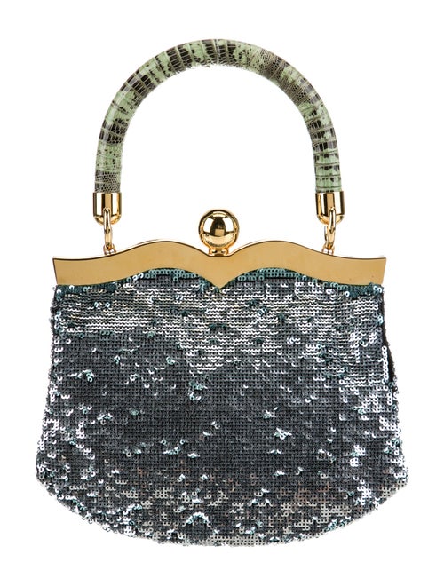 Miu Miu Sequins Top Handle Bag