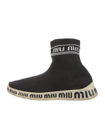 Miu Miu Printed Sock Sneakers