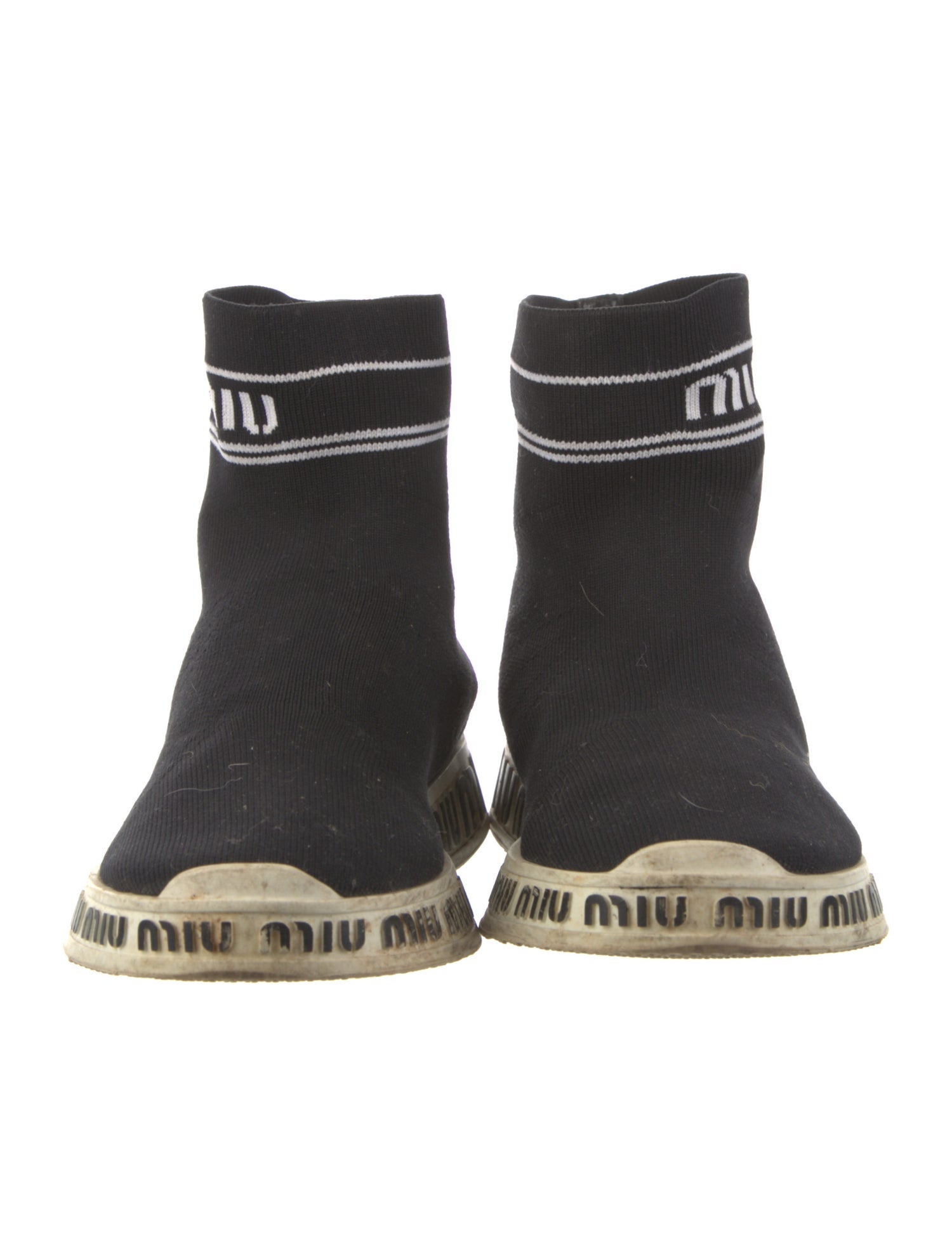 Miu Miu Printed Sock Sneakers