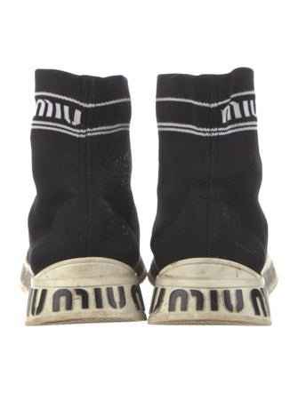 Miu Miu Printed Sock Sneakers