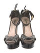 Miu Miu Glitter Glitter Accents Sandals