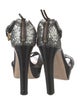 Miu Miu Glitter Glitter Accents Sandals