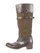 Miu Miu Leather Riding Boots