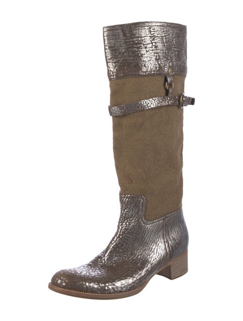 Miu Miu Leather Riding Boots