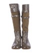 Miu Miu Leather Riding Boots