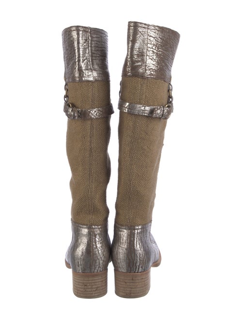 Miu Miu Leather Riding Boots