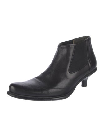 Miu Miu Leather Chelsea Boots