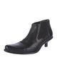 Miu Miu Leather Chelsea Boots