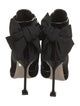 Miu Miu Velvet Bow Accents Lace-Up Boots