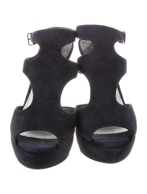 Miu Miu Suede T-Strap Sandals