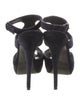 Miu Miu Suede T-Strap Sandals
